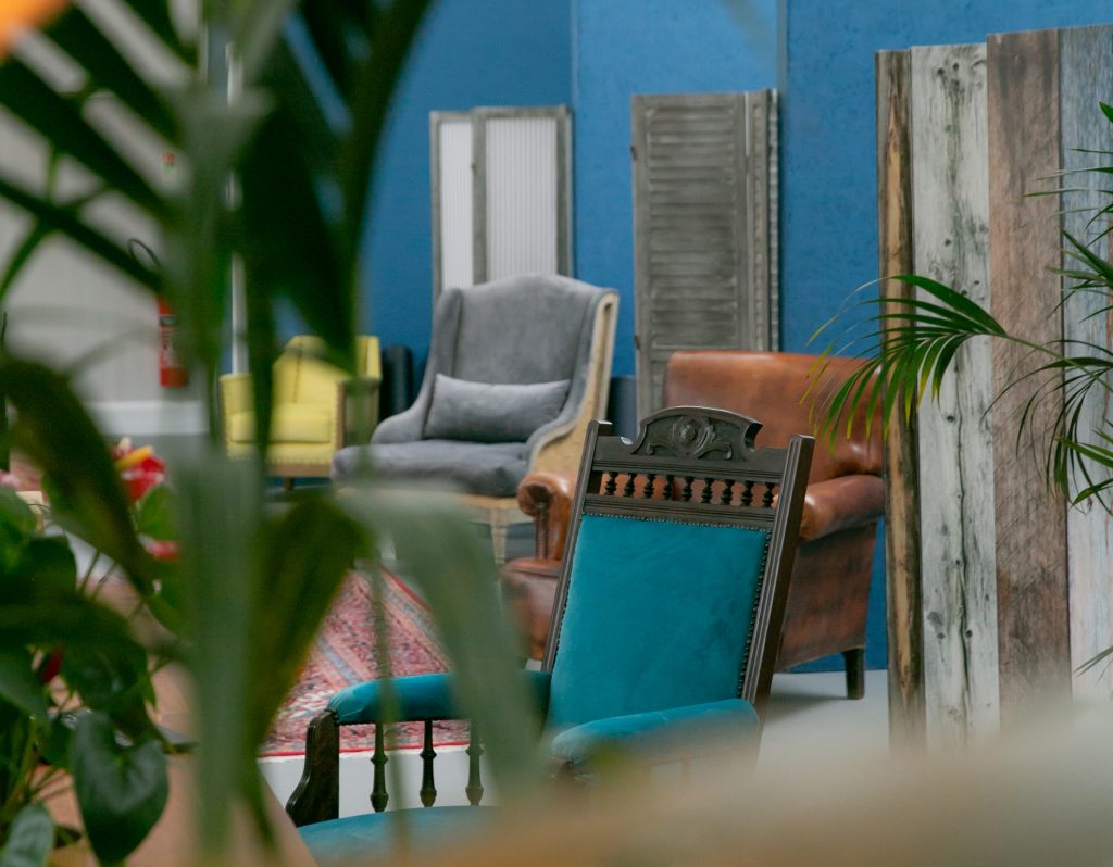 A view of our waiting area at HybO2 House