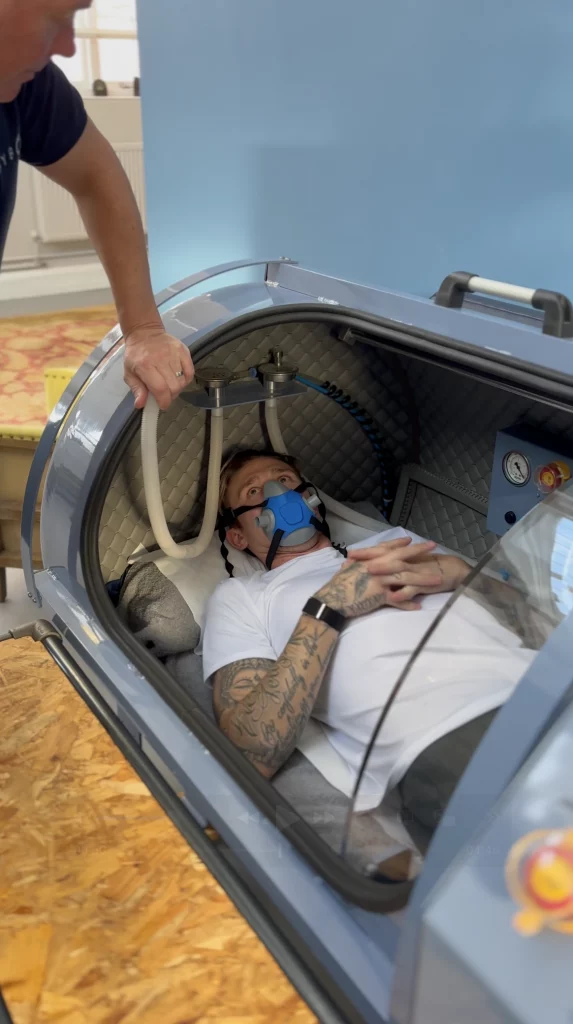 Angus MacDonald hyperbaric oxygen chamber