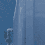 A photo of a client inside a hyperbaric oxygen chamber