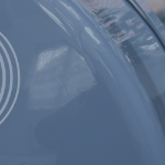 A close up image of a hyperbaric oxygen chamber with the HybO2 logo